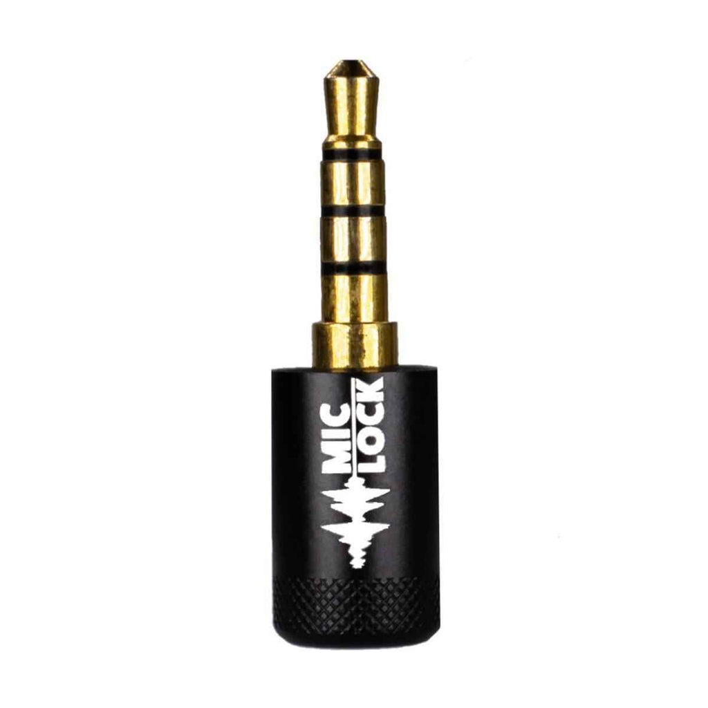 Mic-Lock 3.5mm Single-Ended Microphone Blocker (Black)