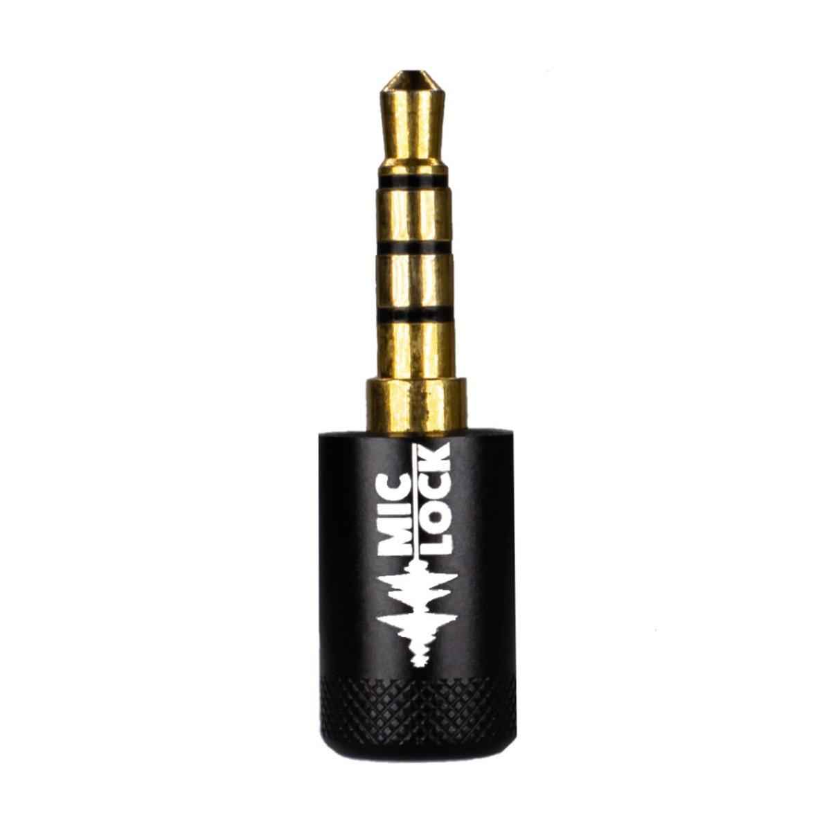 Mic-Lock 3.5mm Single-Ended Microphone Blocker (Black)