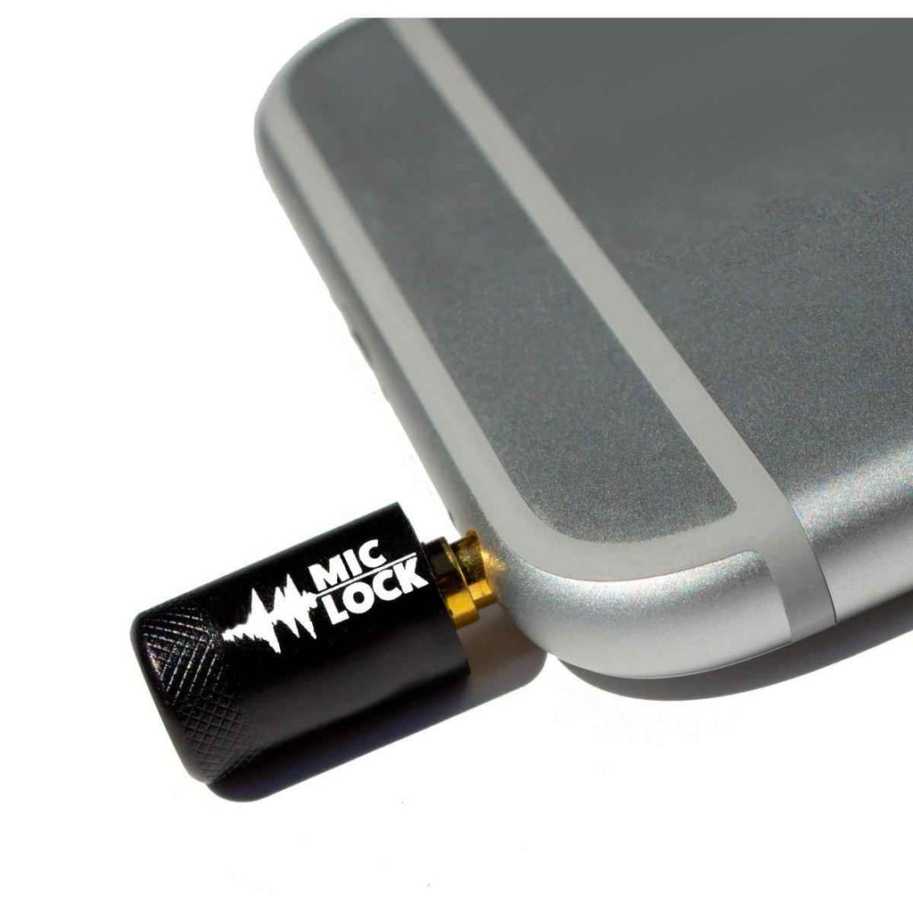 Mic-Lock 3.5mm Single-Ended Microphone Blocker (Black)